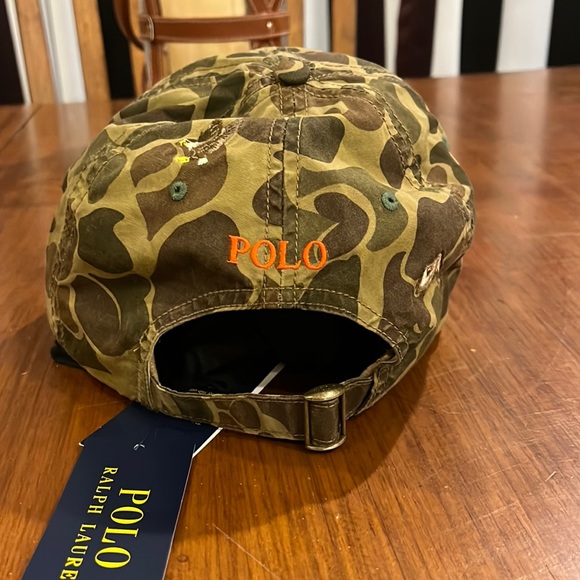Polo Ralph Lauren Bear Sportsman camo camouflage Hat Cap Size Men’s Big and Tall - Picture 4 of 16